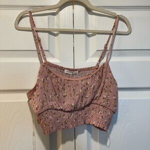 Active USA Pink Floral Camisole